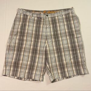 Tommy Bahama Mens Checkered Patten Silk Blend Shorts Size 40